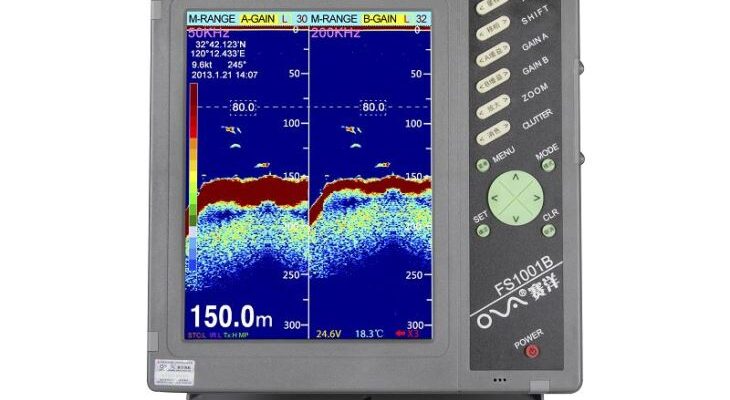 10 inch 1000 3000w 50 200khz high powerelectronic color depth fish finder