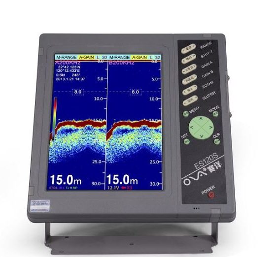 12 inch 1000 3000w 200khz sonar fish finder depth sounder
