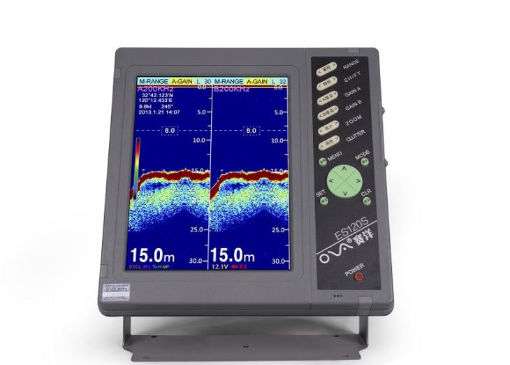12 inch 1000 3000w 200khz sonar fish finder depth sounder
