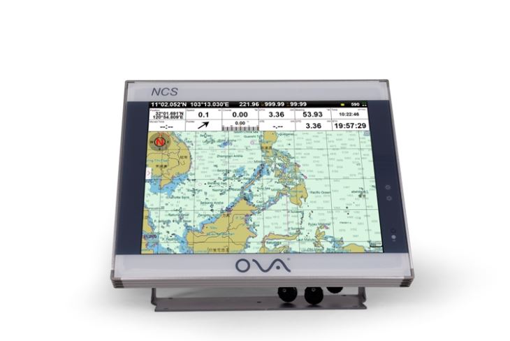 15 inch gps and class b ais marine navigation systems for boats