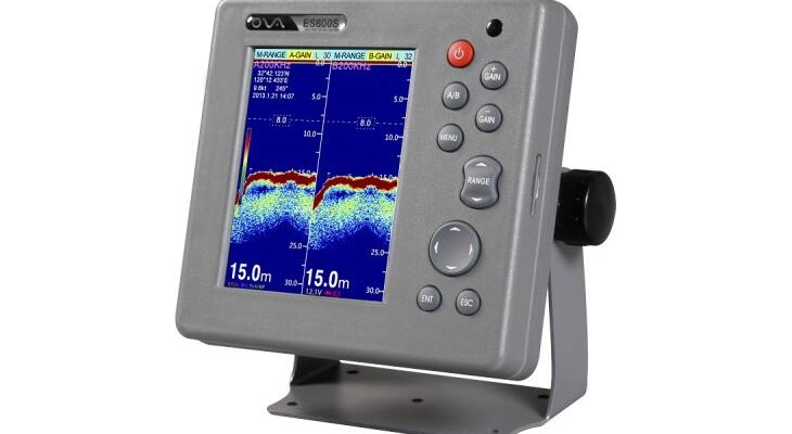 measuring water depth echo sounder